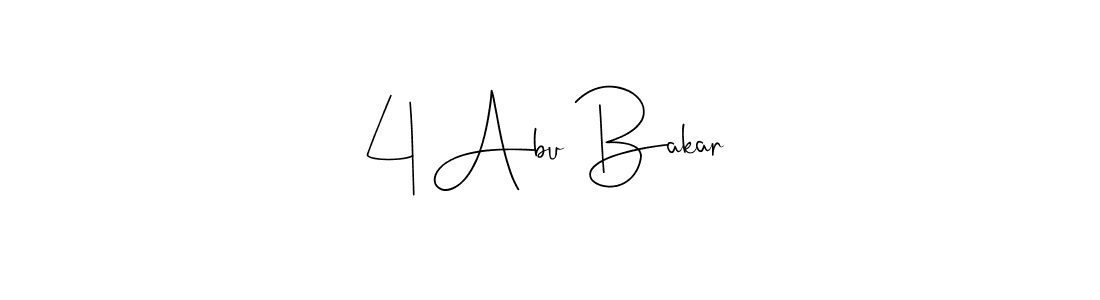 This is the best signature style for the 4 Abu Bakar name. Also you like these signature font (Andilay-7BmLP). Mix name signature. 4 Abu Bakar signature style 4 images and pictures png