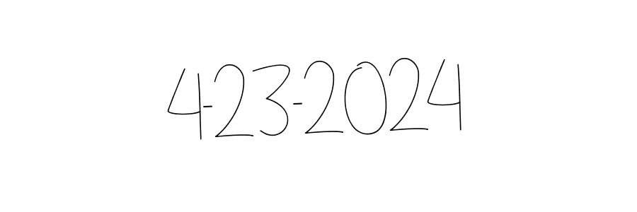 Andilay-7BmLP is a professional signature style that is perfect for those who want to add a touch of class to their signature. It is also a great choice for those who want to make their signature more unique. Get 4-23-2024 name to fancy signature for free. 4-23-2024 signature style 4 images and pictures png