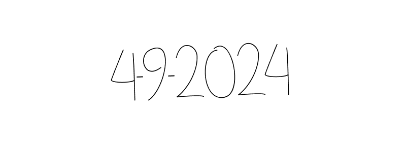 Create a beautiful signature design for name 4-9-2024. With this signature (Andilay-7BmLP) fonts, you can make a handwritten signature for free. 4-9-2024 signature style 4 images and pictures png