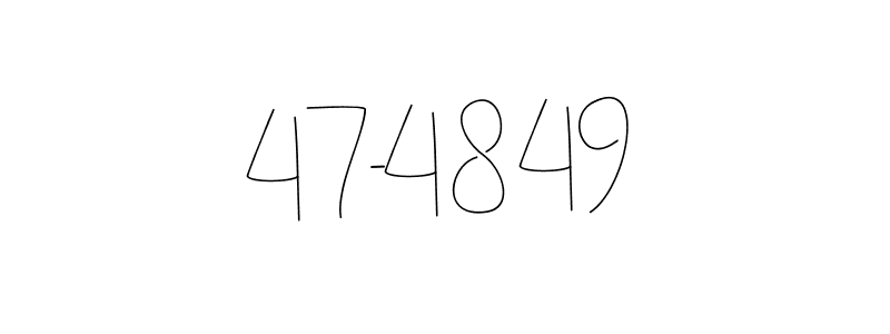 How to Draw 47-48 49 signature style? Andilay-7BmLP is a latest design signature styles for name 47-48 49. 47-48 49 signature style 4 images and pictures png