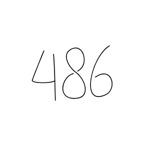 Make a beautiful signature design for name 486. With this signature (Andilay-7BmLP) style, you can create a handwritten signature for free. 486 signature style 4 images and pictures png