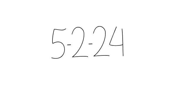 It looks lik you need a new signature style for name 5-2-24. Design unique handwritten (Andilay-7BmLP) signature with our free signature maker in just a few clicks. 5-2-24 signature style 4 images and pictures png
