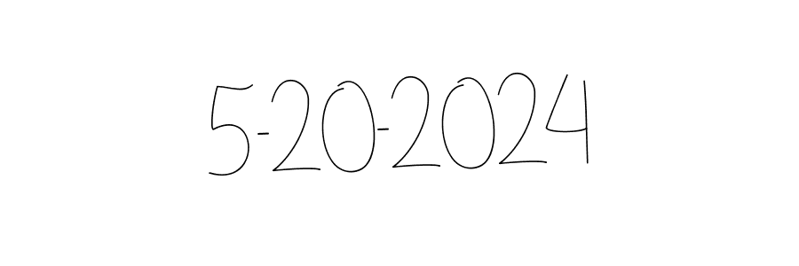 Also You can easily find your signature by using the search form. We will create 5-20-2024 name handwritten signature images for you free of cost using Andilay-7BmLP sign style. 5-20-2024 signature style 4 images and pictures png