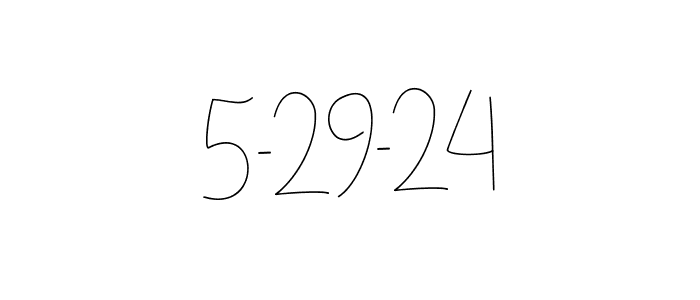 Andilay-7BmLP is a professional signature style that is perfect for those who want to add a touch of class to their signature. It is also a great choice for those who want to make their signature more unique. Get 5-29-24 name to fancy signature for free. 5-29-24 signature style 4 images and pictures png
