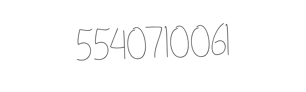 Make a beautiful signature design for name 5540710061. Use this online signature maker to create a handwritten signature for free. 5540710061 signature style 4 images and pictures png