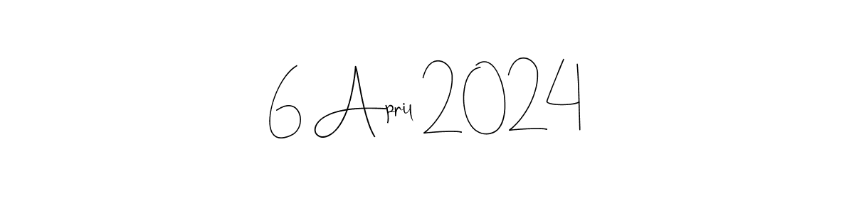 How to Draw 6 April 2024 signature style? Andilay-7BmLP is a latest design signature styles for name 6 April 2024. 6 April 2024 signature style 4 images and pictures png