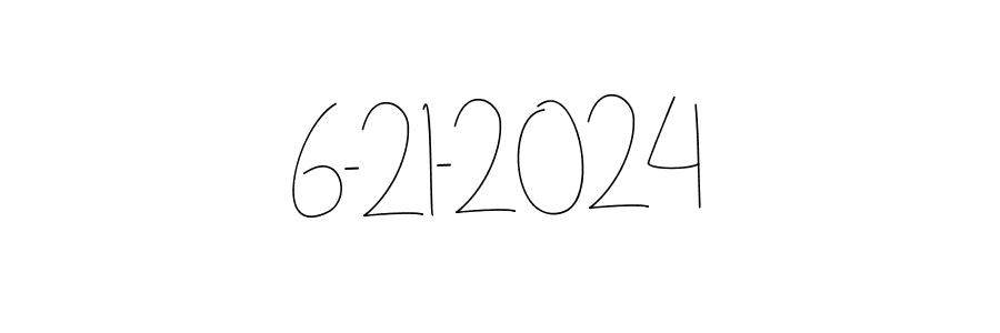 The best way (Andilay-7BmLP) to make a short signature is to pick only two or three words in your name. The name 6-21-2024 include a total of six letters. For converting this name. 6-21-2024 signature style 4 images and pictures png