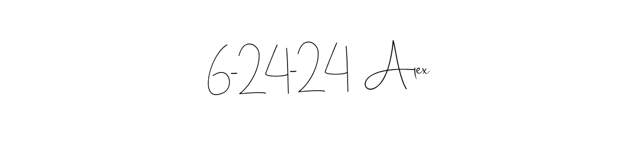 Once you've used our free online signature maker to create your best signature Andilay-7BmLP style, it's time to enjoy all of the benefits that 6-24-24  Alex name signing documents. 6-24-24  Alex signature style 4 images and pictures png