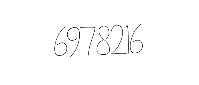 Create a beautiful signature design for name 6978216. With this signature (Andilay-7BmLP) fonts, you can make a handwritten signature for free. 6978216 signature style 4 images and pictures png