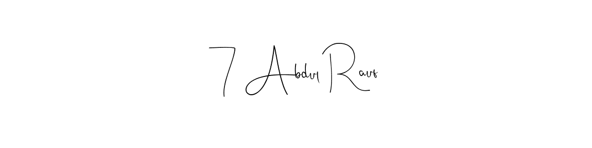 Make a short 7 Abdul Rauf signature style. Manage your documents anywhere anytime using Andilay-7BmLP. Create and add eSignatures, submit forms, share and send files easily. 7 Abdul Rauf signature style 4 images and pictures png