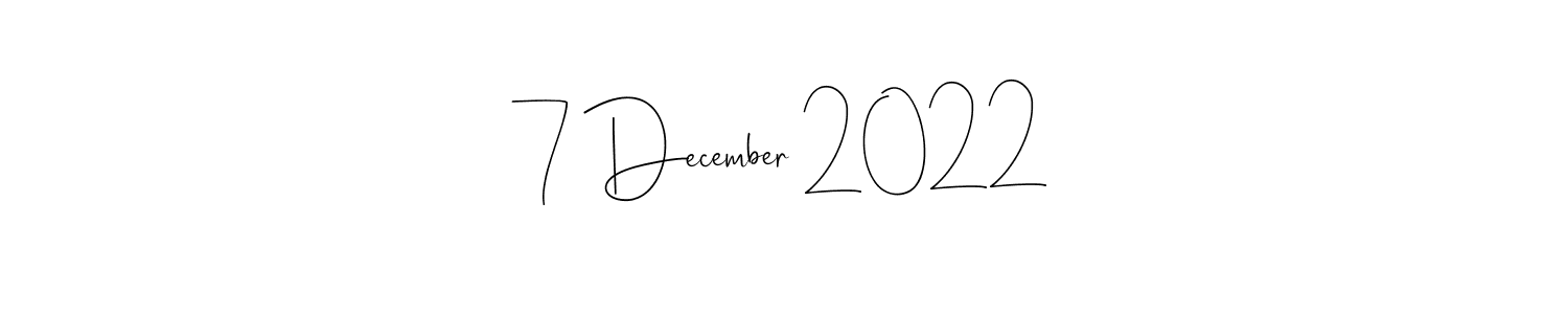 7 December 2022 stylish signature style. Best Handwritten Sign (Andilay-7BmLP) for my name. Handwritten Signature Collection Ideas for my name 7 December 2022. 7 December 2022 signature style 4 images and pictures png