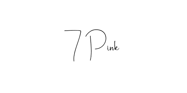 How to Draw 7 Pink signature style? Andilay-7BmLP is a latest design signature styles for name 7 Pink. 7 Pink signature style 4 images and pictures png