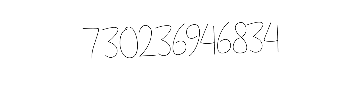 Create a beautiful signature design for name 730236946834. With this signature (Andilay-7BmLP) fonts, you can make a handwritten signature for free. 730236946834 signature style 4 images and pictures png