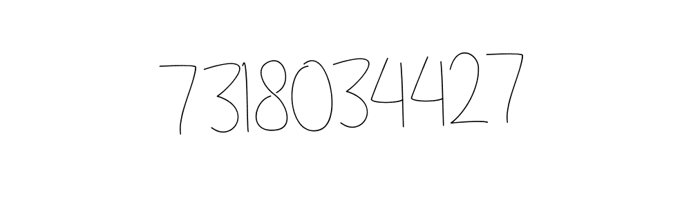 Make a beautiful signature design for name 7318034427. With this signature (Andilay-7BmLP) style, you can create a handwritten signature for free. 7318034427 signature style 4 images and pictures png