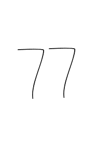 How to Draw 77 signature style? Andilay-7BmLP is a latest design signature styles for name 77. 77 signature style 4 images and pictures png