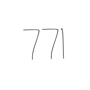 How to Draw 771 signature style? Andilay-7BmLP is a latest design signature styles for name 771. 771 signature style 4 images and pictures png