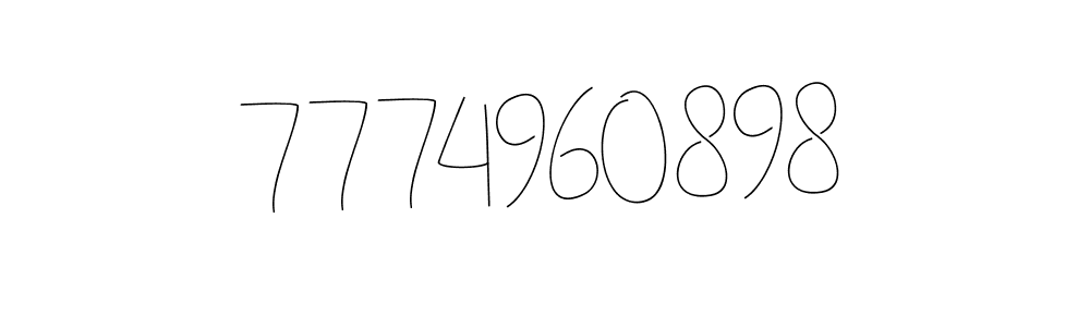 It looks lik you need a new signature style for name 7774960898. Design unique handwritten (Andilay-7BmLP) signature with our free signature maker in just a few clicks. 7774960898 signature style 4 images and pictures png