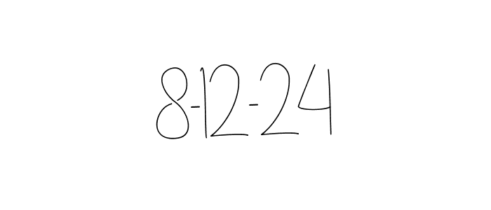 Andilay-7BmLP is a professional signature style that is perfect for those who want to add a touch of class to their signature. It is also a great choice for those who want to make their signature more unique. Get 8-12-24 name to fancy signature for free. 8-12-24 signature style 4 images and pictures png