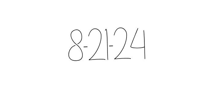 Andilay-7BmLP is a professional signature style that is perfect for those who want to add a touch of class to their signature. It is also a great choice for those who want to make their signature more unique. Get 8-21-24 name to fancy signature for free. 8-21-24 signature style 4 images and pictures png