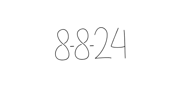 Use a signature maker to create a handwritten signature online. With this signature software, you can design (Andilay-7BmLP) your own signature for name 8-8-24. 8-8-24 signature style 4 images and pictures png