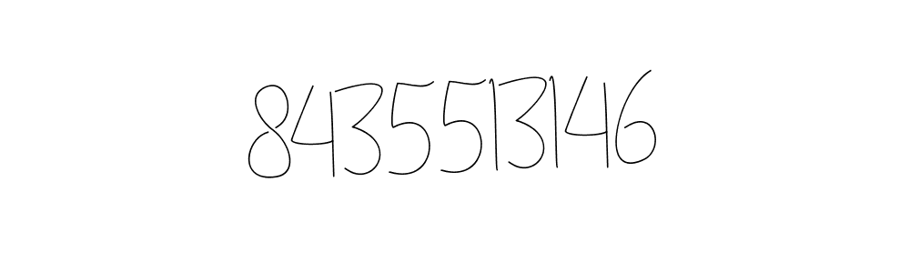 How to make 8435513146 name signature. Use Andilay-7BmLP style for creating short signs online. This is the latest handwritten sign. 8435513146 signature style 4 images and pictures png