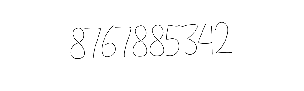 This is the best signature style for the 8767885342 name. Also you like these signature font (Andilay-7BmLP). Mix name signature. 8767885342 signature style 4 images and pictures png