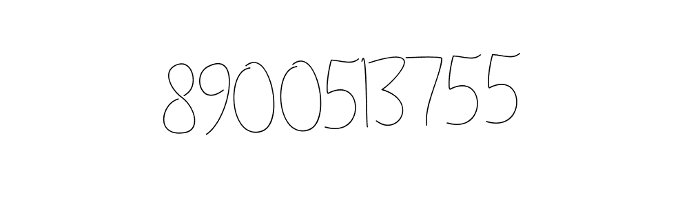 How to make 8900513755 name signature. Use Andilay-7BmLP style for creating short signs online. This is the latest handwritten sign. 8900513755 signature style 4 images and pictures png
