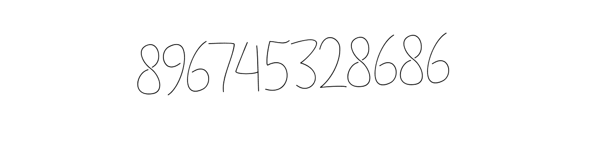 Andilay-7BmLP is a professional signature style that is perfect for those who want to add a touch of class to their signature. It is also a great choice for those who want to make their signature more unique. Get 896745328686 name to fancy signature for free. 896745328686 signature style 4 images and pictures png