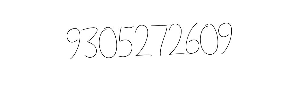 How to make 9305272609 name signature. Use Andilay-7BmLP style for creating short signs online. This is the latest handwritten sign. 9305272609 signature style 4 images and pictures png