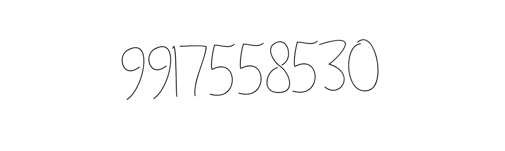 How to make 9917558530 name signature. Use Andilay-7BmLP style for creating short signs online. This is the latest handwritten sign. 9917558530 signature style 4 images and pictures png