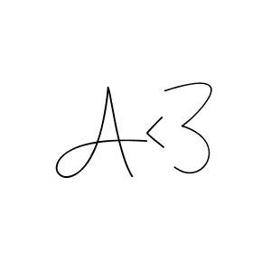 Use a signature maker to create a handwritten signature online. With this signature software, you can design (Andilay-7BmLP) your own signature for name A<3. A<3 signature style 4 images and pictures png