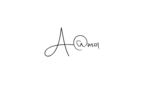 A@mol stylish signature style. Best Handwritten Sign (Andilay-7BmLP) for my name. Handwritten Signature Collection Ideas for my name A@mol. A@mol signature style 4 images and pictures png