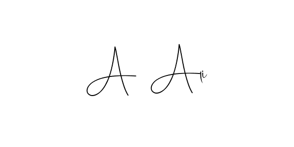 Also we have A  Ali name is the best signature style. Create professional handwritten signature collection using Andilay-7BmLP autograph style. A  Ali signature style 4 images and pictures png