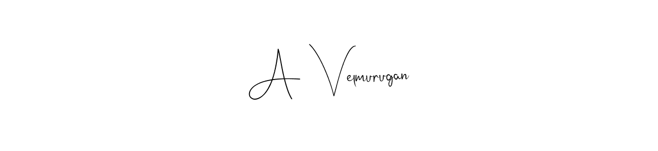 Use a signature maker to create a handwritten signature online. With this signature software, you can design (Andilay-7BmLP) your own signature for name A  Velmurugan. A  Velmurugan signature style 4 images and pictures png