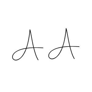 Design your own signature with our free online signature maker. With this signature software, you can create a handwritten (Andilay-7BmLP) signature for name A A. A A signature style 4 images and pictures png