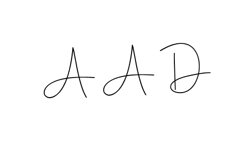You should practise on your own different ways (Andilay-7BmLP) to write your name (A A D) in signature. don't let someone else do it for you. A A D signature style 4 images and pictures png