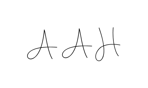 A A H stylish signature style. Best Handwritten Sign (Andilay-7BmLP) for my name. Handwritten Signature Collection Ideas for my name A A H. A A H signature style 4 images and pictures png