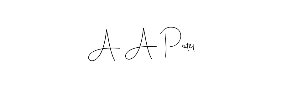 Here are the top 10 professional signature styles for the name A A Patel. These are the best autograph styles you can use for your name. A A Patel signature style 4 images and pictures png