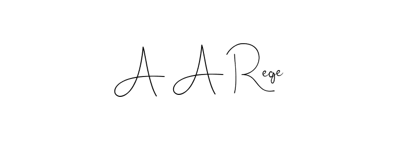 Use a signature maker to create a handwritten signature online. With this signature software, you can design (Andilay-7BmLP) your own signature for name A A Rege. A A Rege signature style 4 images and pictures png