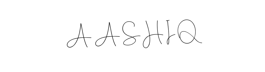 Also we have A A S H I Q name is the best signature style. Create professional handwritten signature collection using Andilay-7BmLP autograph style. A A S H I Q signature style 4 images and pictures png