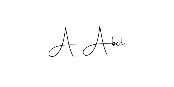 See photos of A Abed official signature by Spectra . Check more albums & portfolios. Read reviews & check more about Andilay-7BmLP font. A Abed signature style 4 images and pictures png