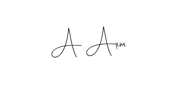 Create a beautiful signature design for name A Alim. With this signature (Andilay-7BmLP) fonts, you can make a handwritten signature for free. A Alim signature style 4 images and pictures png