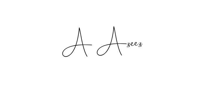 Also You can easily find your signature by using the search form. We will create A Azeez name handwritten signature images for you free of cost using Andilay-7BmLP sign style. A Azeez signature style 4 images and pictures png