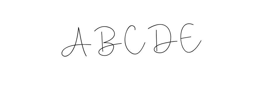 Make a beautiful signature design for name A B C D E. With this signature (Andilay-7BmLP) style, you can create a handwritten signature for free. A B C D E signature style 4 images and pictures png