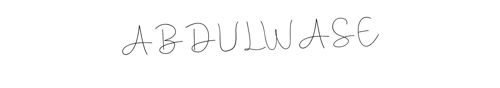 How to make A B D U L W A S E signature? Andilay-7BmLP is a professional autograph style. Create handwritten signature for A B D U L W A S E name. A B D U L W A S E signature style 4 images and pictures png