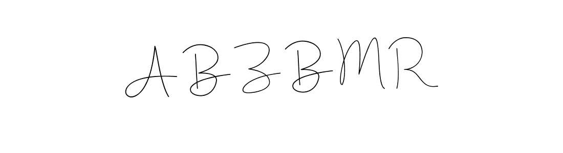 How to make A B Z B M R signature? Andilay-7BmLP is a professional autograph style. Create handwritten signature for A B Z B M R name. A B Z B M R signature style 4 images and pictures png