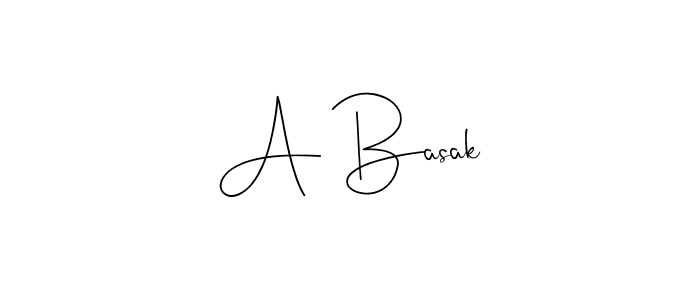 Also we have A Basak name is the best signature style. Create professional handwritten signature collection using Andilay-7BmLP autograph style. A Basak signature style 4 images and pictures png