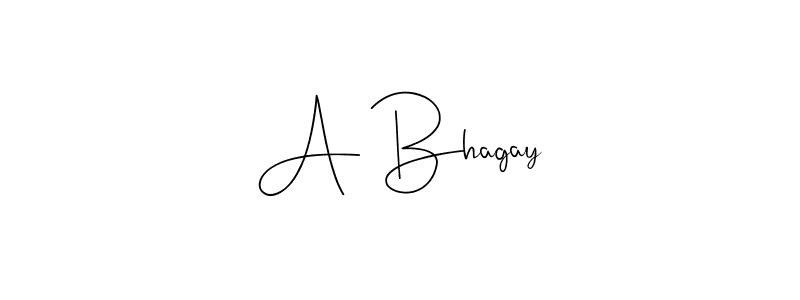 How to make A Bhagay signature? Andilay-7BmLP is a professional autograph style. Create handwritten signature for A Bhagay name. A Bhagay signature style 4 images and pictures png