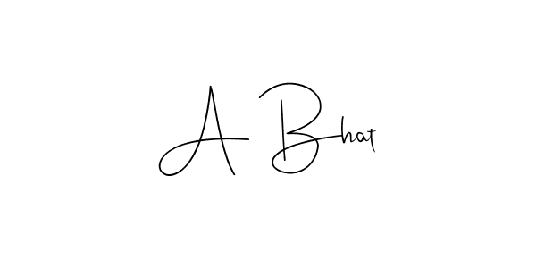 Best and Professional Signature Style for A Bhat. Andilay-7BmLP Best Signature Style Collection. A Bhat signature style 4 images and pictures png