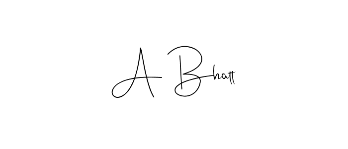 Here are the top 10 professional signature styles for the name A Bhatt. These are the best autograph styles you can use for your name. A Bhatt signature style 4 images and pictures png